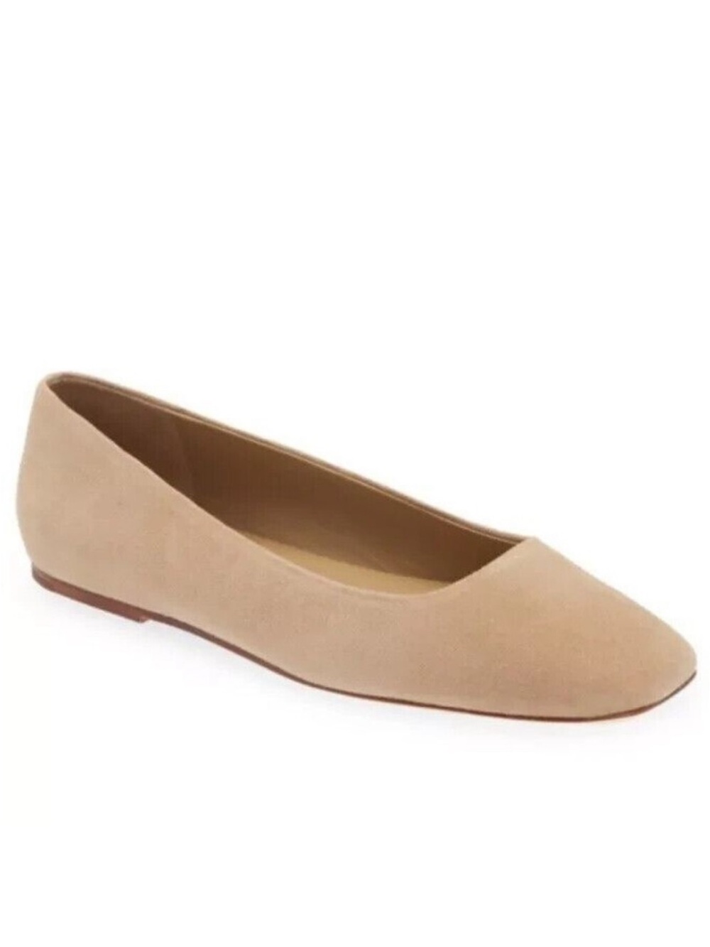 NWT Vince Cesta Square Toe Suede Ballet Flat size 9 M